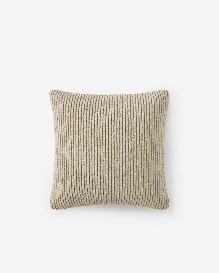 Two-Tone Ribbed Throw Pillow - Fluent Trends