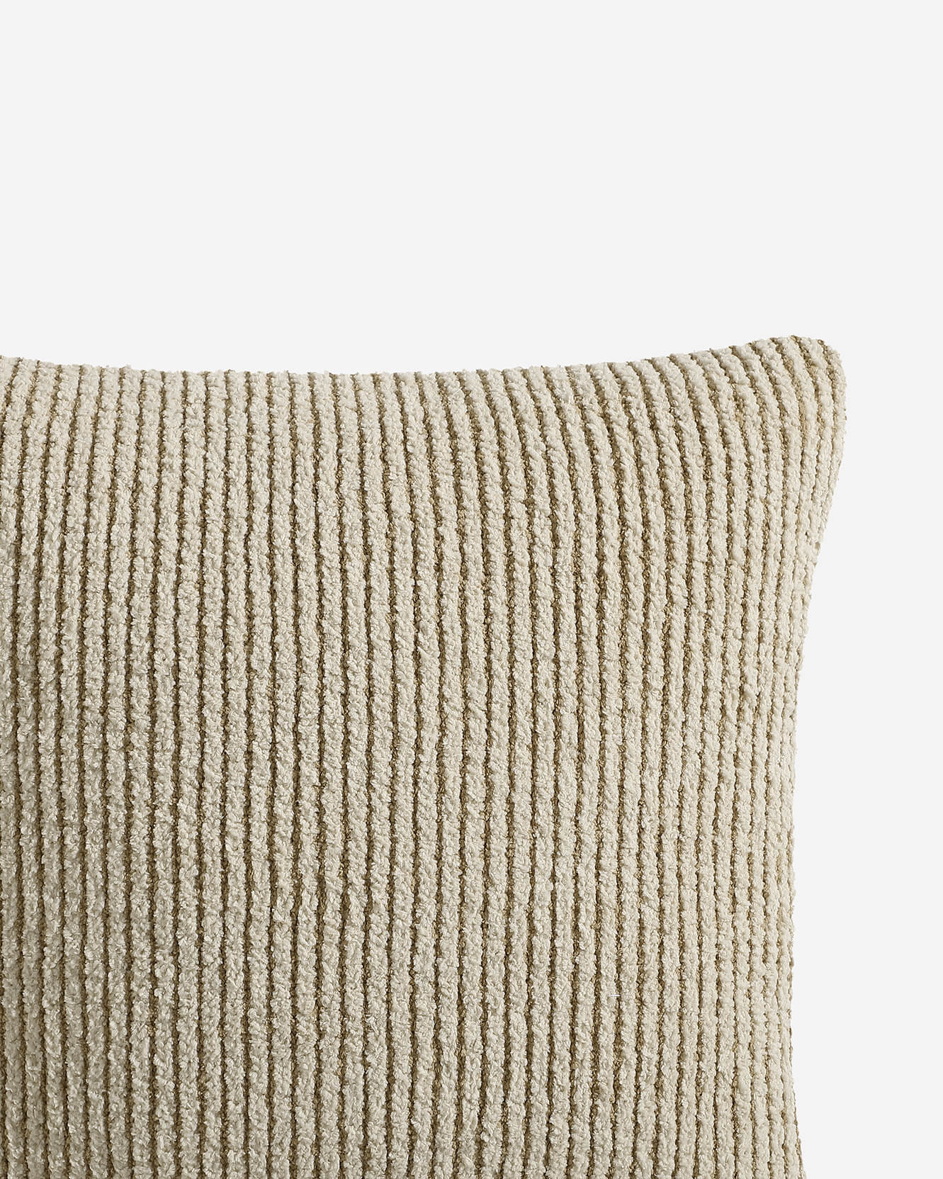 Two-Tone Ribbed Throw Pillow | Last Chance