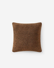 Two-Tone Ribbed Throw Pillow - Fluent Trends