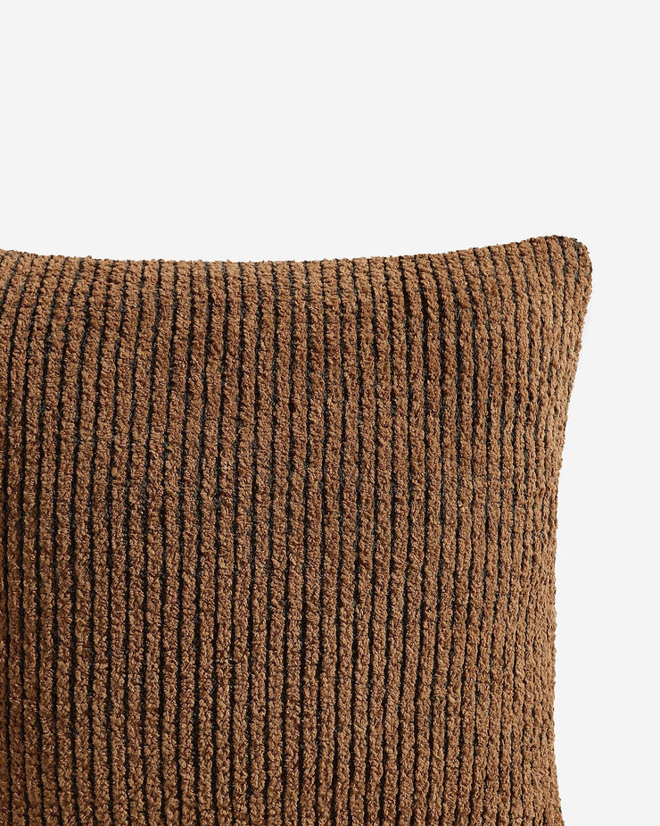 Two-Tone Ribbed Throw Pillow - Fluent Trends