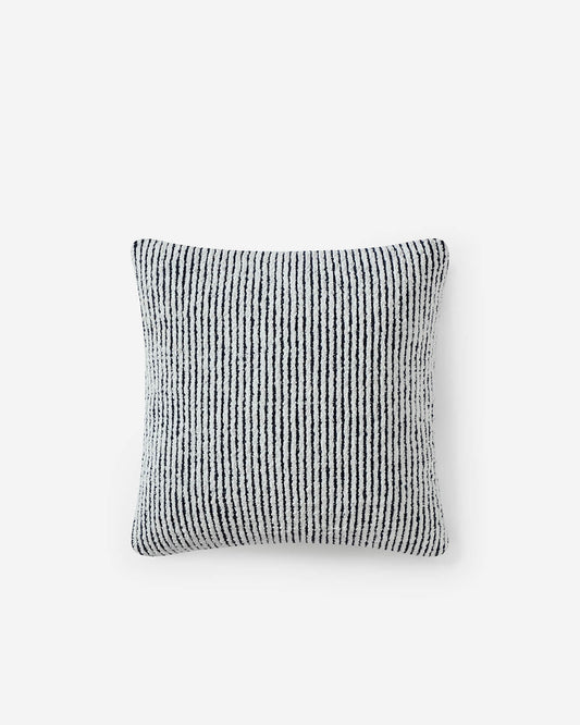 Two-Tone Ribbed Throw Pillow - Fluent Trends