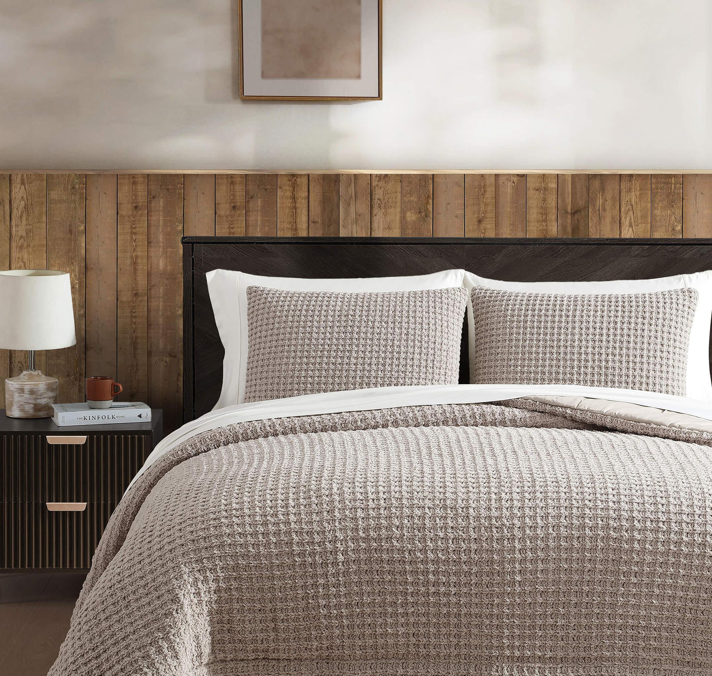 Snug Waffle Comforter Queen - Bamboo & Recycled Fill | Queen King Cal King