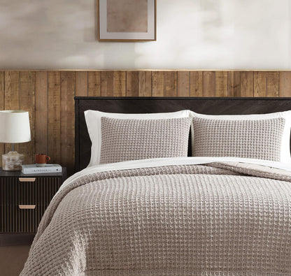 Snug Waffle Comforter Queen - Bamboo & Recycled Fill | Queen King Cal King