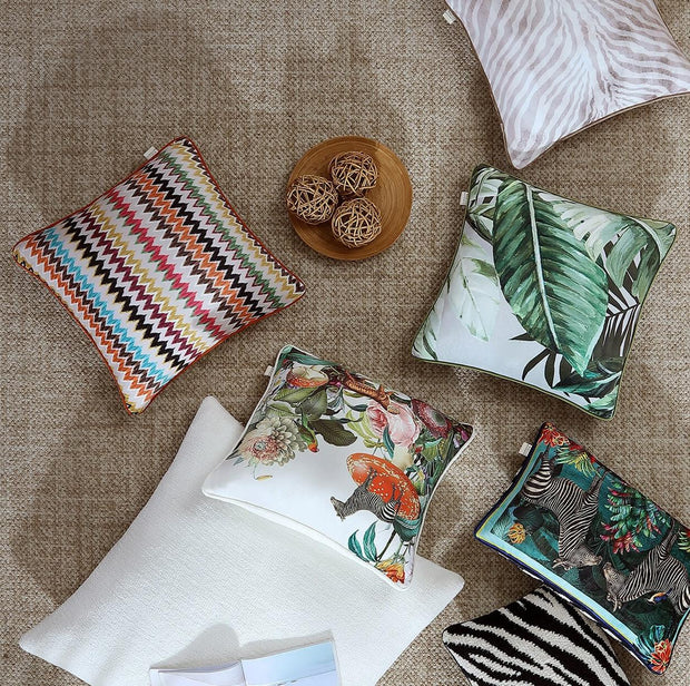 Zebra Throw Pillow - Fluent Trends