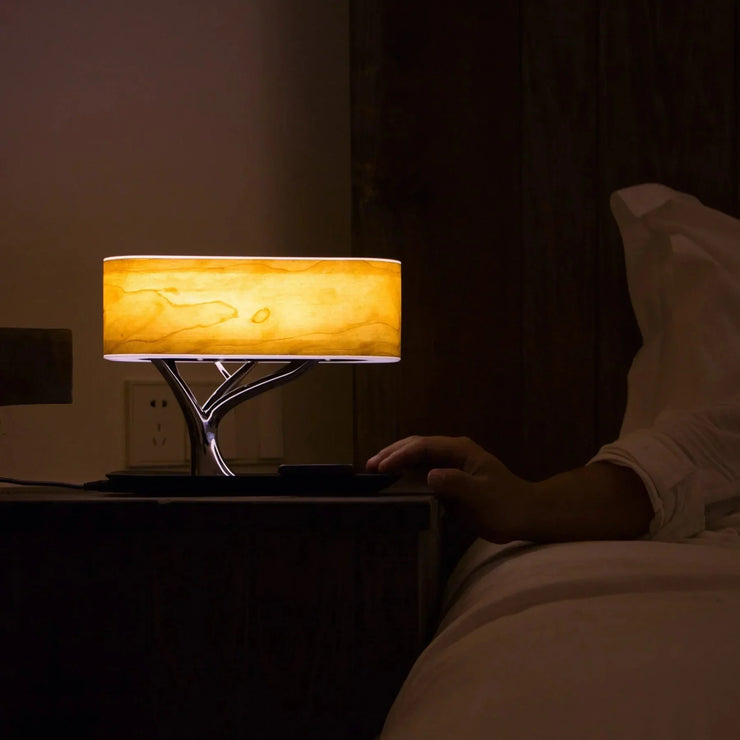 Table Lamp With Speaker & Wireless Charger - Fluent Trends