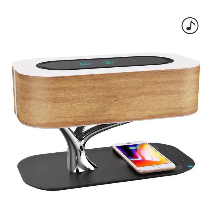 Table Lamp With Speaker & Wireless Charger - Fluent Trends