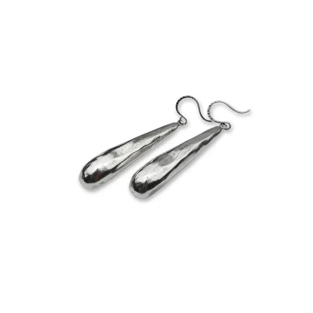 Teardrop Silver Earrings - Fluent Trends