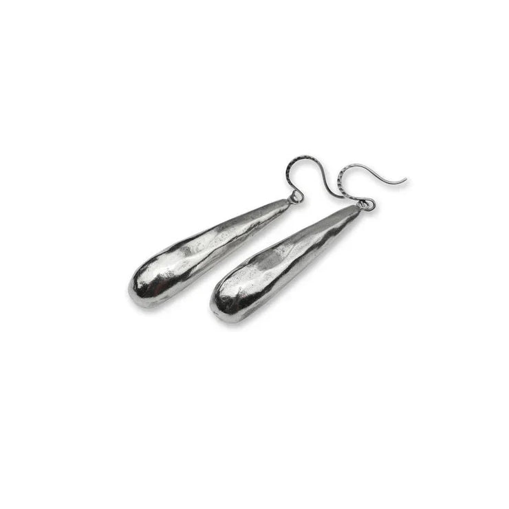Teardrop Silver Earrings - Fluent Trends