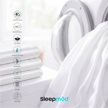 Eucalyptus Lyocell Silk Sheet Set – Cooling & Hypoallergenic