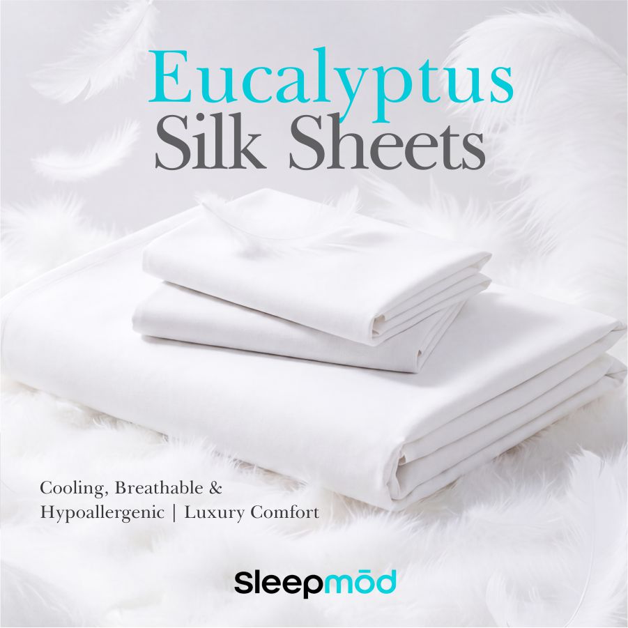 Eucalyptus Lyocell Silk Sheet Set – Cooling & Hypoallergenic