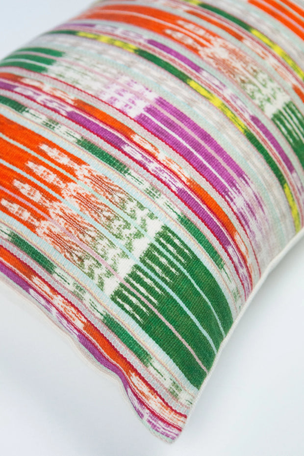 Vintage Carmen Ikat Pillow - Fluent Trends