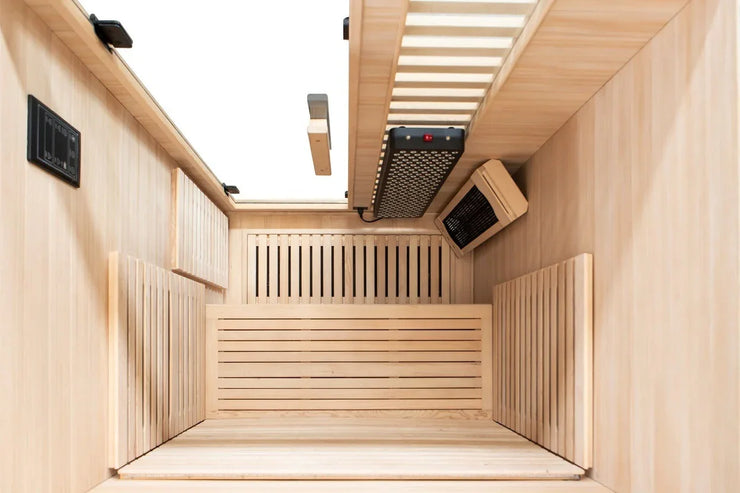 Peak Saunas Everest 2-Person Full Spectrum Infrared XL Medical-Grade Red Light - Fluent Trends