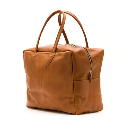 Bonnell Travel Bag | Natural Leather