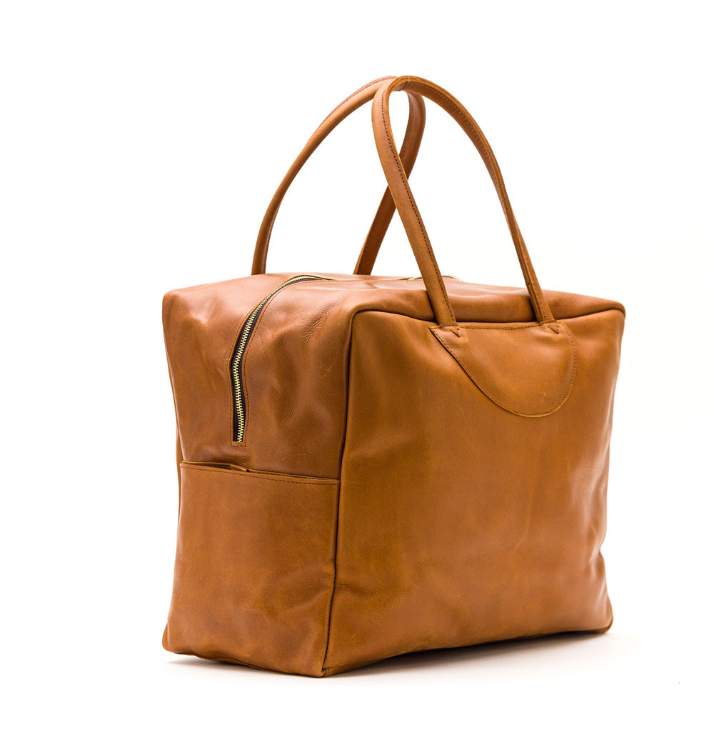 Bonnell Travel Bag | Natural Leather