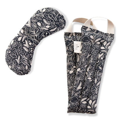 Eye Mask + Neck Wrap Bundle - Mystical Mushroom - Fluent Trends Eye Mask Set