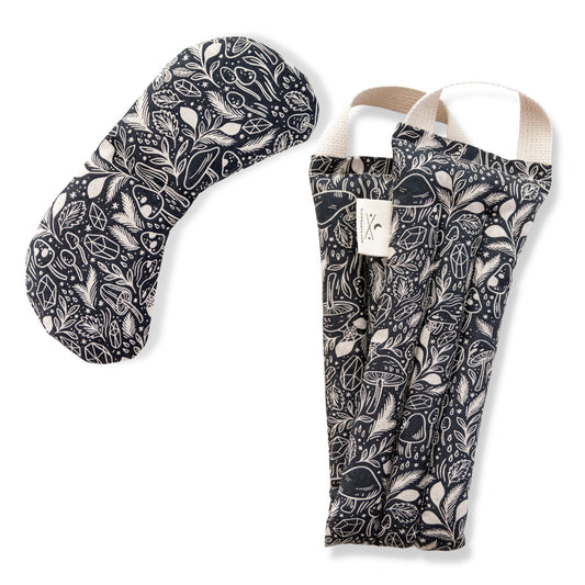 Eye Mask + Neck Wrap Bundle - Mystical Mushroom - Fluent Trends Eye Mask Set