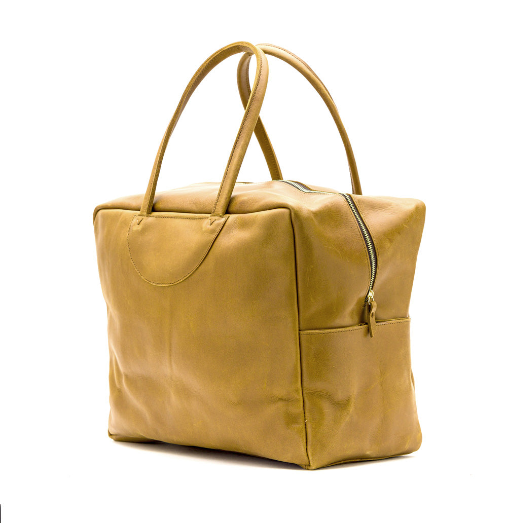 Bonnell Travel Bag | Natural Leather