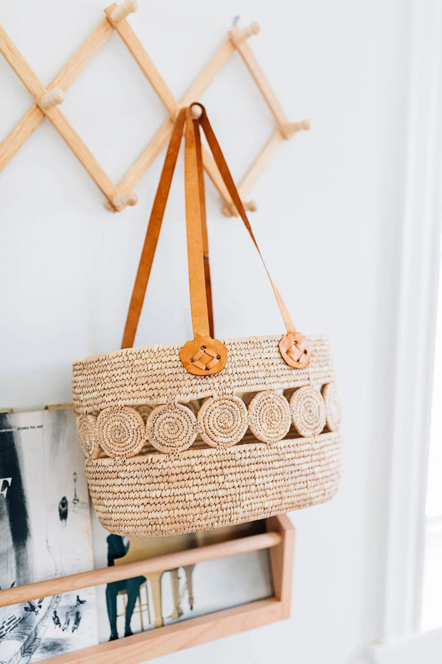 Essential Companion Leather Straps Tote Bag - Fluent Trends