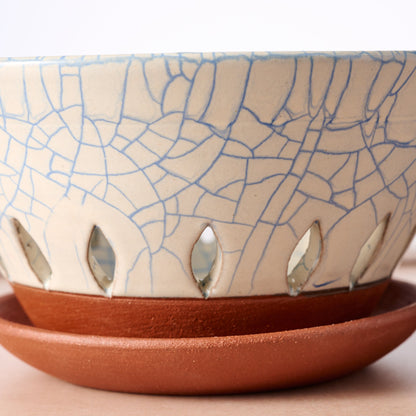 Ciya Blue Crackle Berry Bowl