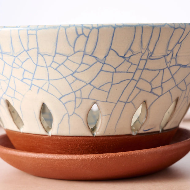 Ciya Blue Crackle Berry Bowl - Fluent Trends Bowls