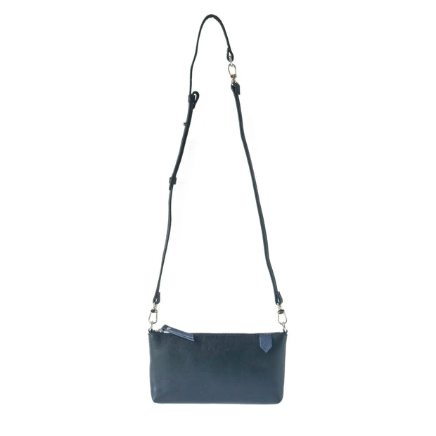 Elia Convertible Leather Bag – Clutch, Shoulder & Crossbody - Fluent Trends 