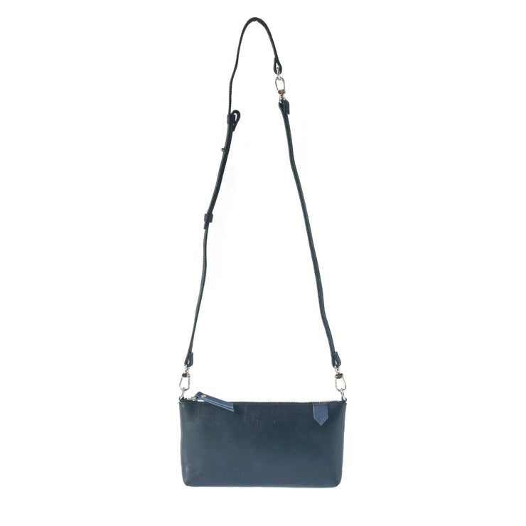 Elia Convertible Leather Bag – Clutch, Shoulder & Crossbody - Fluent Trends 