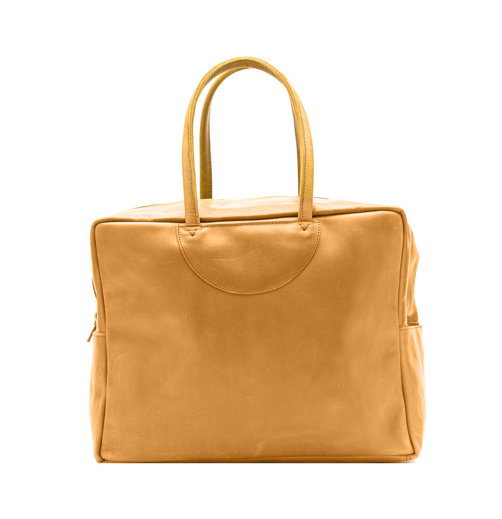 Bonnell Travel Bag | Natural Leather
