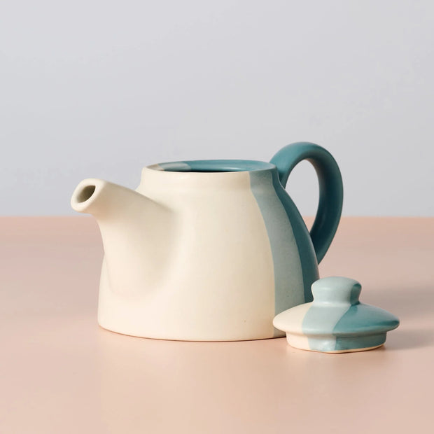 Pheeka Glazed Striped Teapot - Fluent Trends