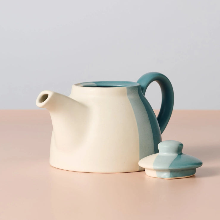 Pheeka Glazed Striped Teapot - Fluent Trends