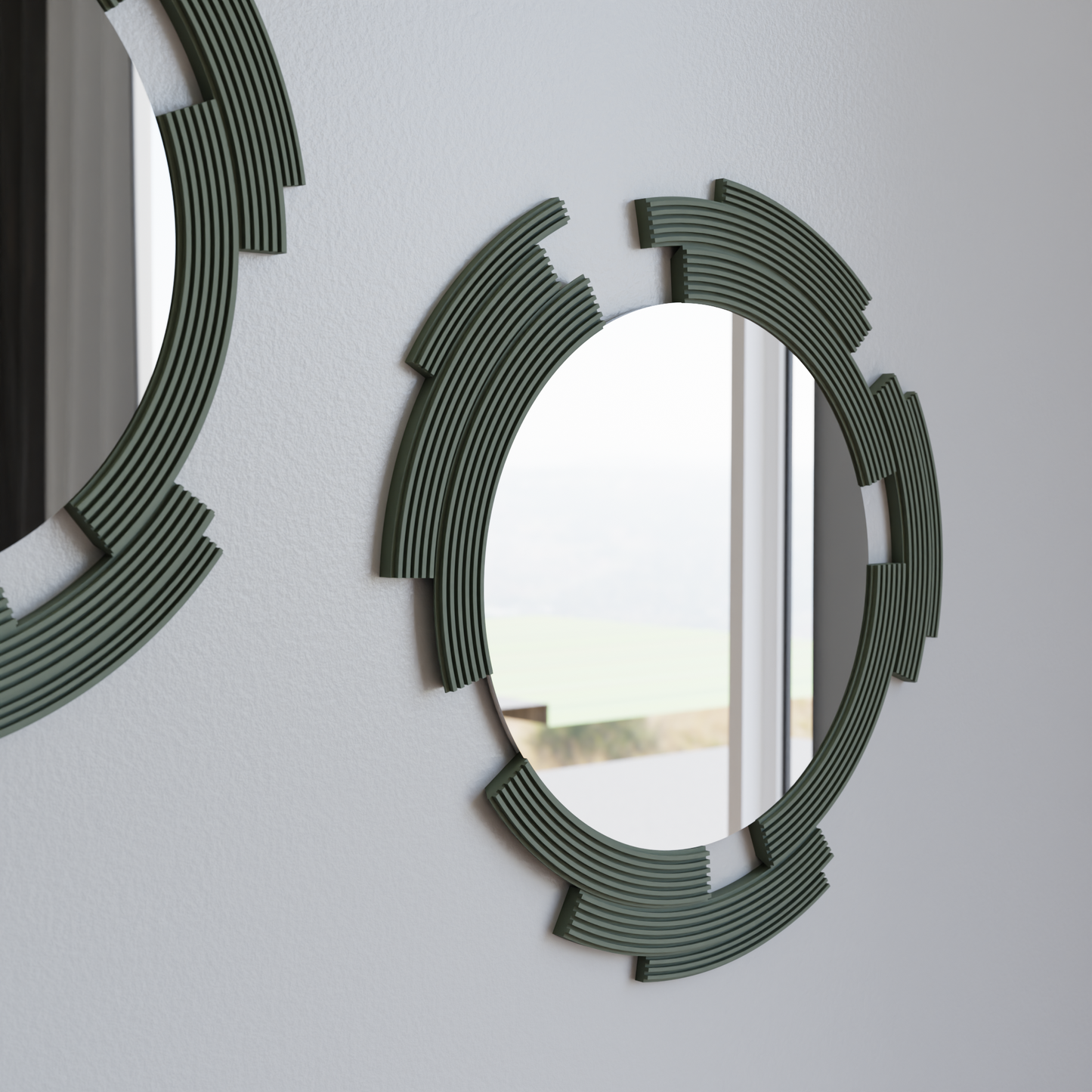 Sculpt Mirror - Elegant & Eco-Friendly Wall Decor