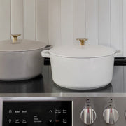 4-Piece Cast Iron Cookware Set - Fluent Trends Dutch Oven Cookware Set