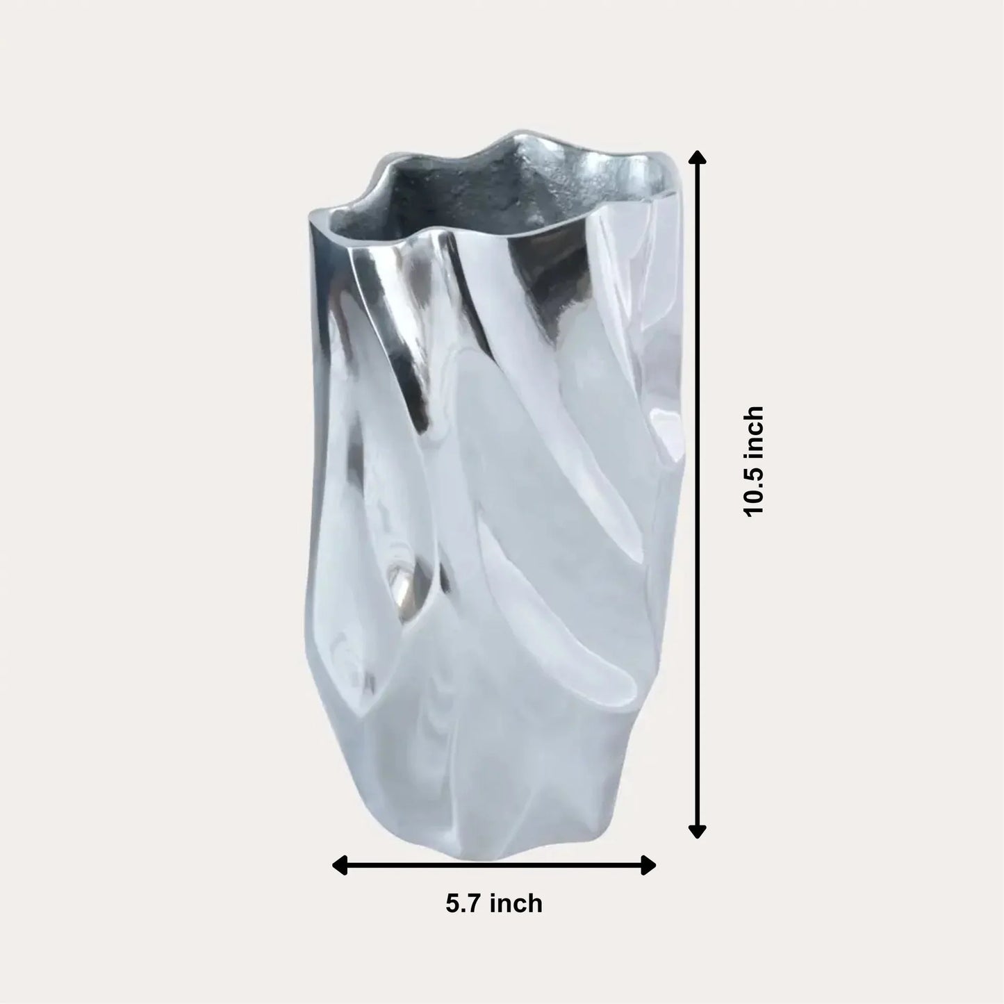 abstract-silver-aluminum-vase-dimensions-5-75-x-10-5-inches-sculptural-decor