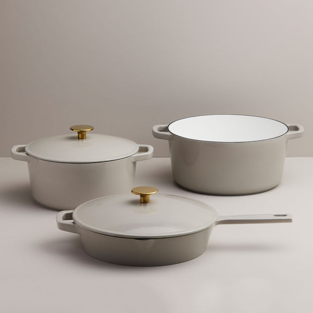 5-Piece Cast Iron Cookware Set - Fluent Trends Cookware Set