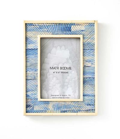 Neela 4x6 Picture Frame - Carved Bone - Fluent Trends