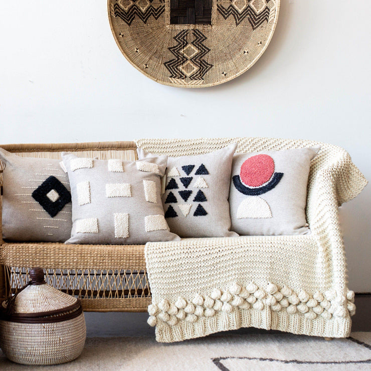 AfriScandi Sunrise Throw Pillow - Fluent Trends