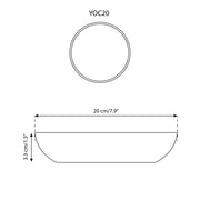 Stoneware Pasta Plate | Youlha 7.9" - Fluent Trends Pasta Plate