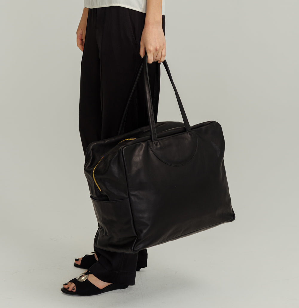 Bonnell Travel Bag | Natural Leather