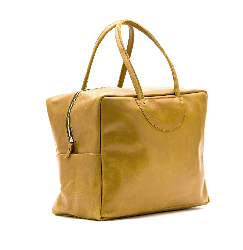 Bonnell Travel Bag | Natural Leather