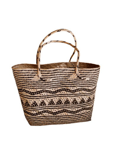 Avery Handwoven Borneo Rattan Day Tote Bag - Bali Crafted, Versatile, & Durable for Everyday Style