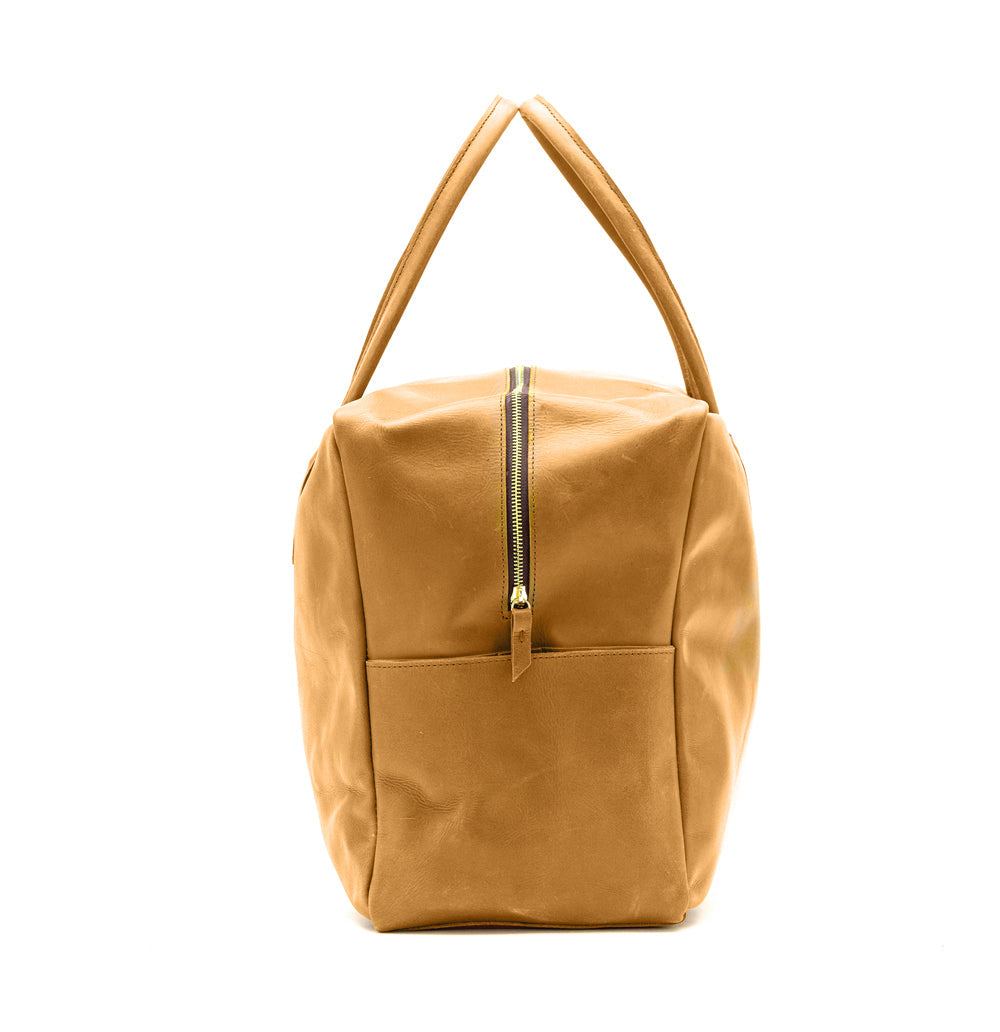 Bonnell Travel Bag | Natural Leather