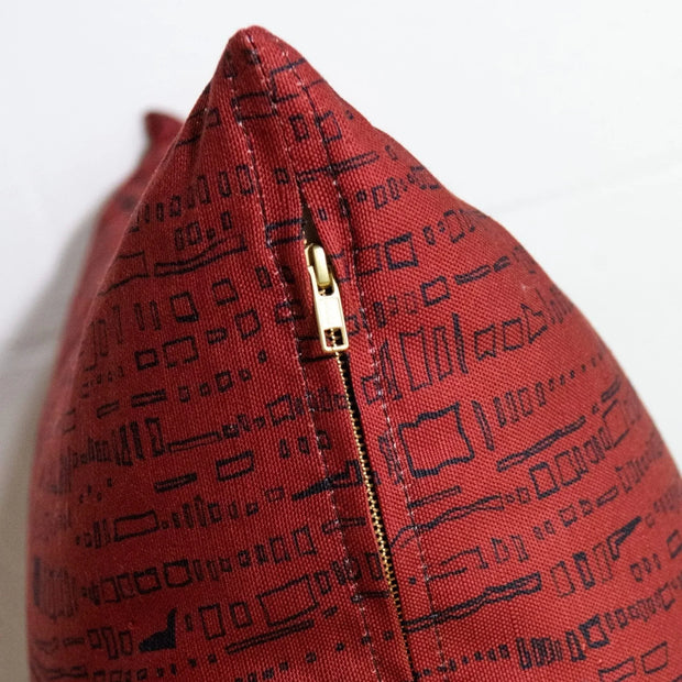 Capistrano in Dark Saffron 24" x 24" Pillow - Fluent Trends