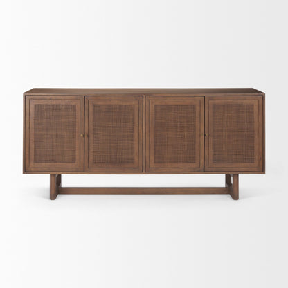 Baden Woven Sideboard White Cliff Studio