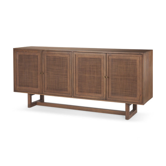 Baden Woven Sideboard White Cliff Studio