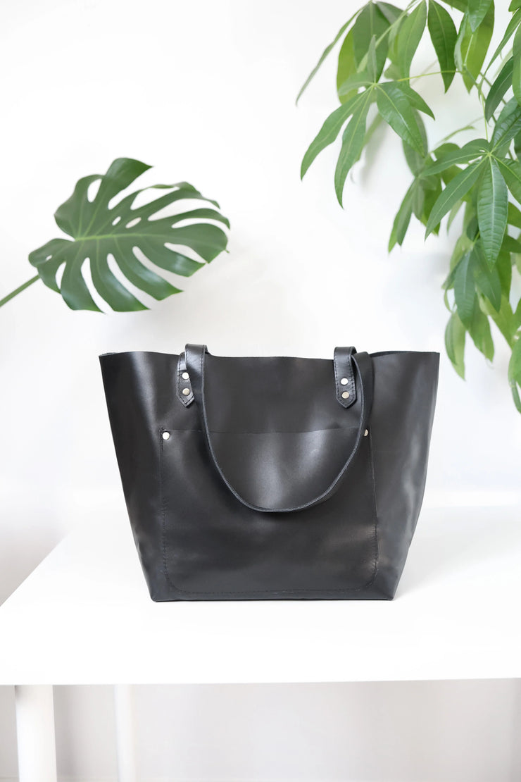 Atlas Market Tote Noir - Fluent Trends
