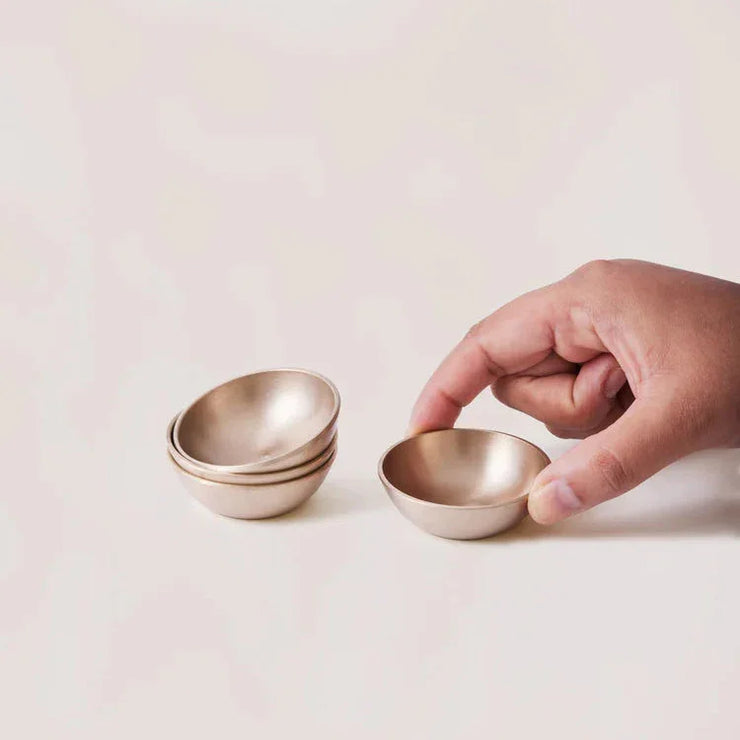Bronze Kansa Dip Bowl, 1.5" - Set of 4 - Fluent Trends