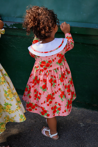 Toddler | Girls | Garden Dress | Vintage Rose