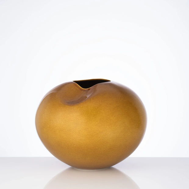 Milan Honey Sculptural Vase - Fluent Trends