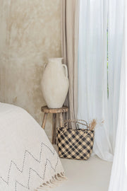 Avery Handwoven Borneo Rattan Day Tote Bag - Bali Crafted, Versatile, & Durable for Everyday Style - Fluent Trends