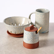 Ciya Blue Crackle Honey Pot - Fluent Trends