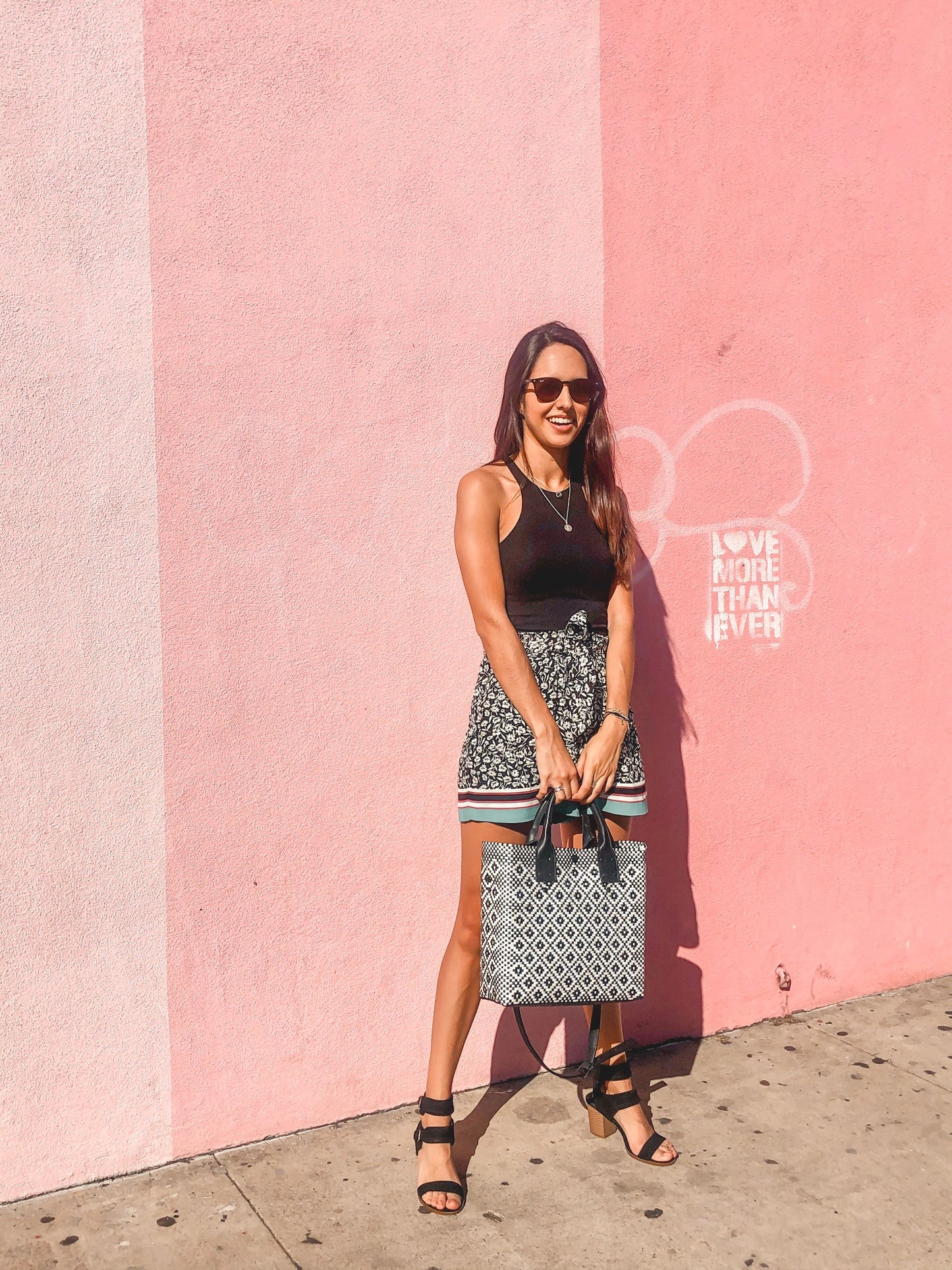 Panda Large Woven Crossbody Bag with Leather - Fluent Trends Cross Body Bags